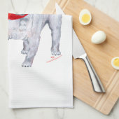 Kerstmis Pug Theedoek (Quarter Fold)