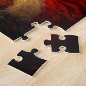 Kerstmis-puzzel met vintage Sinterklaas Legpuzzel (Zijkant)