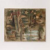Kerstmis Puzzel Oud (Horizontaal)