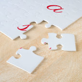 Kerstmis: Puzzle Gift Snowman en Girl Dance Legpuzzel (Zijkant)