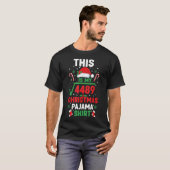 Kerstmis Pyjama Shirt Grappig 67 Zes Zeven Vierkan (Voorkant volledig)