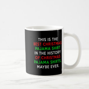 Kerstmis Pyjama Shirt - Valse Nieuws Koffiemok