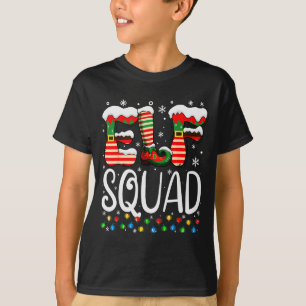 Kerstmis pyjama voor elf familie Xmas Elf Squad T-shirt