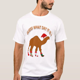 Kerstmis raad, op welke dag het grappige kerstmis  t-shirt