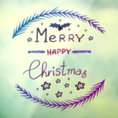 Kerstmis Raamfolie Raamsticker (Vel 3)