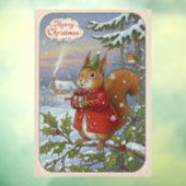 Kerstmis Raamfolie Vintage Raamsticker (Vel 3)
