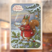 Kerstmis Raamfolie Vintage Raamsticker (Vel 2)