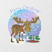 Kerstmis Raamsticker (Vel)