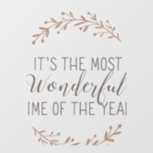 Kerstmis  raamsticker (Vel)