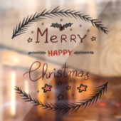 Kerstmis Raamsticker (Vel 2)