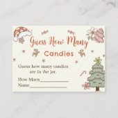 Kerstmis raden hoeveel spel behuizing Kaart (Voorkant)