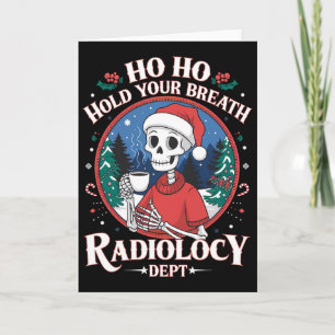 Kerstmis Radiologie Tech Skelet Xray Tech Ct Mri Kaart