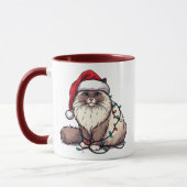 Kerstmis Ragdoll kat, Kerstmis Santa Ragdoll kitte Mok (Links)