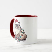 Kerstmis Ragdoll kat, Kerstmis Santa Ragdoll kitte Mok (Voorkant links)