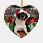 Kerstmis - Rat Terrier - Sparky Keramisch Ornament (Voorkant)