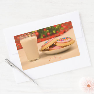 Kerstmis Rechthoekige Sticker