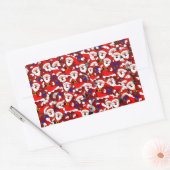 Kerstmis Rechthoekige Sticker (Envelop)