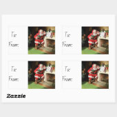 Kerstmis Rechthoekige Sticker (Vel)