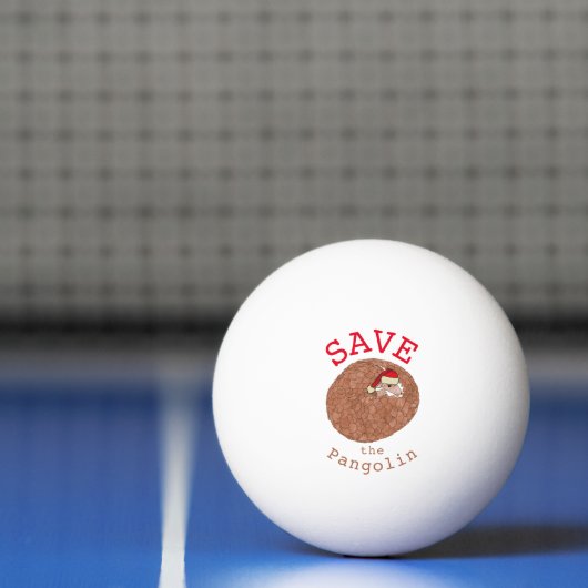 Kerstmis Red de Schubdier Slogan Pingpongbal (Net)