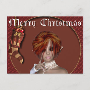 Kerstmis - Redhead Design1 - Fantastisch Briefkaar Feestdagenkaart