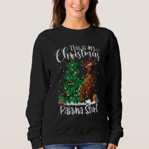Kerstmis: Reindeer Pajama Dog Trui