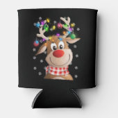 Kerstmis Reindekerlampfamilie Blikjeskoeler (Voorkant)