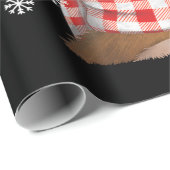 Kerstmis Reindekerlampfamilie Cadeaupapier (Rol Hoek)