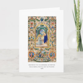 Kerstmis Religieus Christelijk Kribbe Oud-Christma Kaart