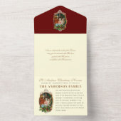 Kerstmis:  religieus Novena Prayer   All In One Uitnodiging (Binnen)