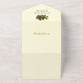 Kerstmis:  religieus Novena Prayer All In One Uitnodiging (Buitenkant)