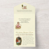 Kerstmis:  religieus Novena Prayer All In One Uitnodiging (Binnen)