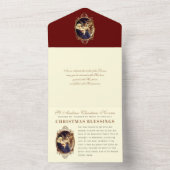 Kerstmis:  religieus Novena Prayer All In One Uitnodiging (Binnen)