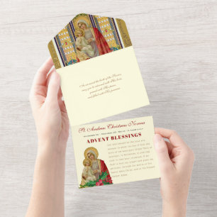 Kerstmis:  religieus Novena Prayer All In One Uitnodiging