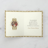 Kerstmis Religieuze Geboorte Jezus Maria Jozef Feestdagen Kaart (Binnen)