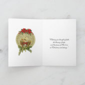 Kerstmis Religieuze St. Andreas Novena Kindeke Jez Feestdagen Kaart (Binnen)