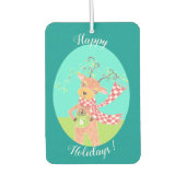 Kerstmis rendier auto luchtverfrisser (Voorkant)