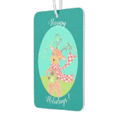 Kerstmis rendier auto luchtverfrisser (Links)