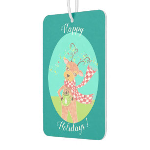 Kerstmis rendier auto luchtverfrisser