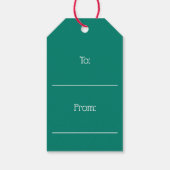 Kerstmis rendier cadeaukaartjes cadeaulabel (Achterkant)