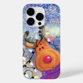 Kerstmis rendier Gift iPhone Case (Achterkant)