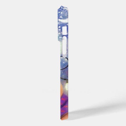 Kerstmis rendier Gift iPhone Case (Achterkant / Links)