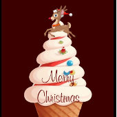 Kerstmis Rendier iPhone / iPad hoesje