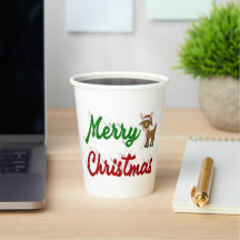Kerstmis rendier rood groen script