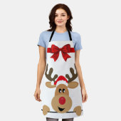 Kerstmis rendier Schattige Schort (Gedragen)