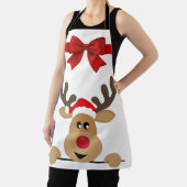 Kerstmis rendier Schattige Schort (Insitu)