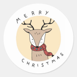 KERSTMIS RENDIER STICKER