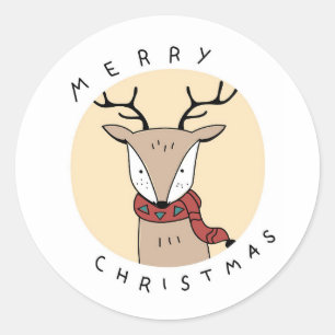 KERSTMIS RENDIER STICKER
