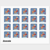Kerstmis Rendier Stickers (Vel)