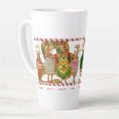 KERSTMIS RENDIER Tall Latte Mok (Linkerhoek)