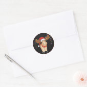 Kerstmis rendieren 1 - Vakantie Stickers (Envelop)